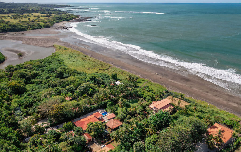 Costa Rica Pacific Coast drone shot
